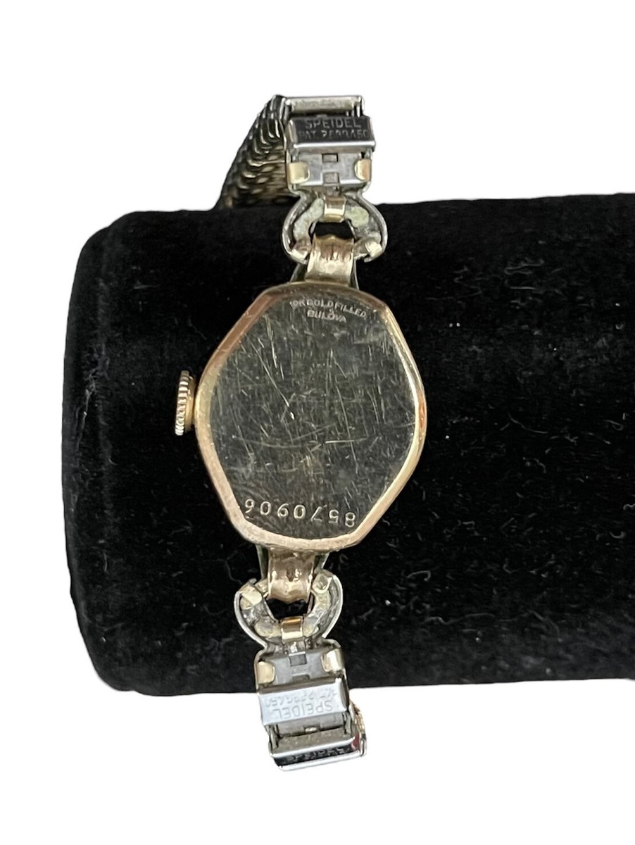 BULOVA　稼働品　10K ダイヤ付き　アンティークウォッチ　レディース VINTAGE BULOVA LADIES WATCH=RUN | eBay