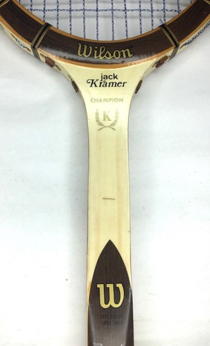 Vintage Jack Kramer Champion Wilson Strata-Bow Tennis Racquet - Picture 9 of 12