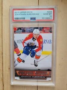 2013-14 Upper Deck Jonathan Huberdeau Young Guns PSA 10 Gem Mint Rookie RC #222