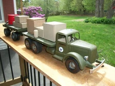 Smith Miller L Mack Custom Army Cargo Truck W/Pup