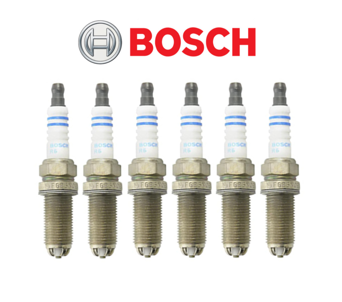 OEM Spark Plug 6pcs Bosch for Porsche 911 Boxster Cayman Panamera