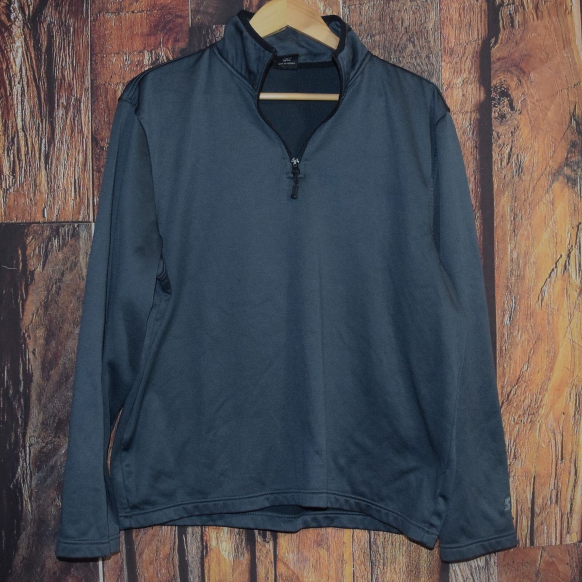 STARTER Warm Up Pullover サイズL STARTER Men's Sz L Quarter-Zip Mock Neck Fleece Pullover Long