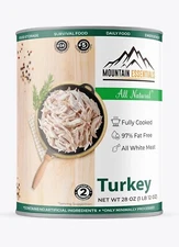 MOUNTAIN ESSENTIALS Fully Cooked Ready to Eat Canned Turkey 28 Oz | Pack of 1