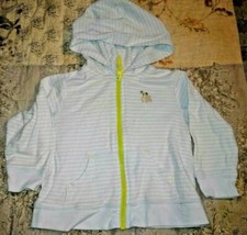 Carters toddler hooded zip jacket size 9 months