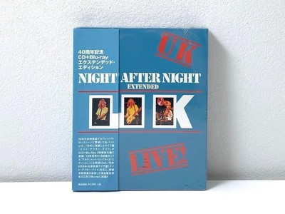 U.K. Night After Night 40th Anniversary Extended Edition 2CD＋Blu-ray w/OBI