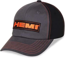 Hemi Embroidered Logo Baseball Cap Car Racing Hat Black Gray Officially Licensed