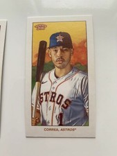 CARLOS CORREA 2021 Topps T206 Wave 1 base card