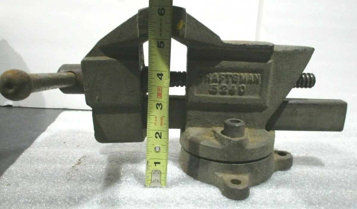 VINTAGE CRAFTSMAN 51865 Swivel Bench Vise 1/2 Inch Jaws, 48 OFF