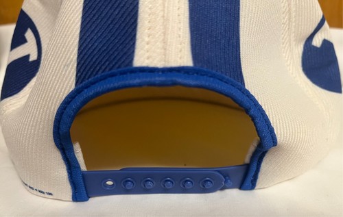 NOS Vintage 1980's Brigham Young BYU COUGARS Snapback Hat Cap Football Helmet - Picture 7 of 8