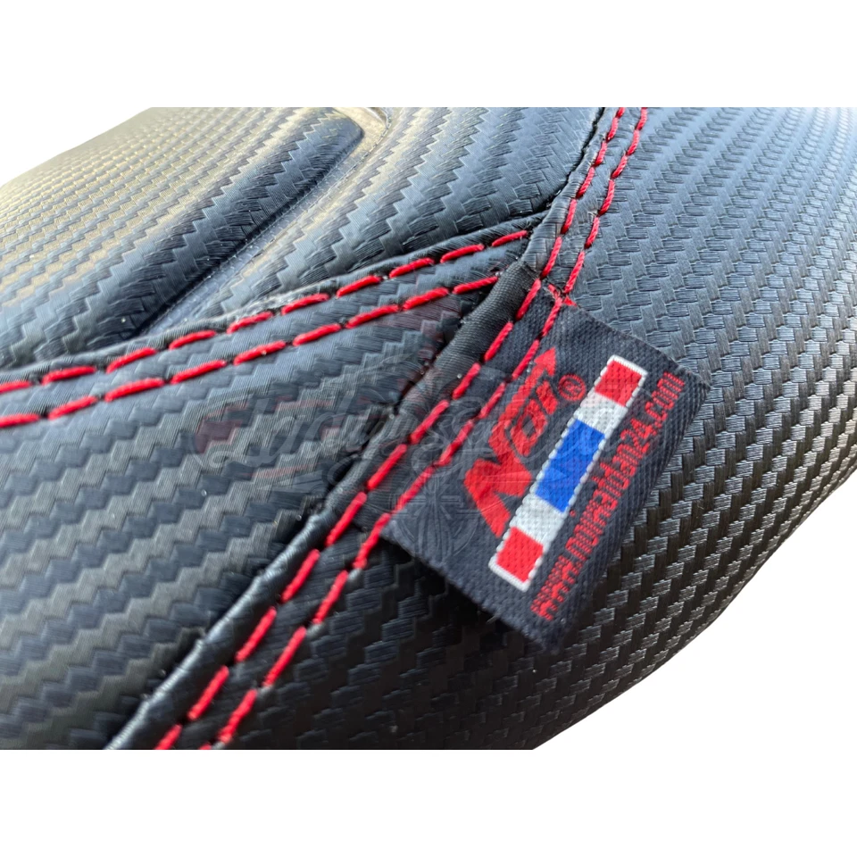 Black Red Stitch Replacement Seat For 2017-2024 Kawasaki Z125 Z 125 Pro BR125 - Изображение 3 из 4