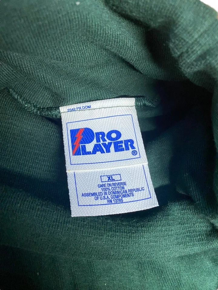 Vintage NFL Green Bay Packers Pro Player Turtle Neck Embroidered Sweatshirt XL - Image 3 of 4