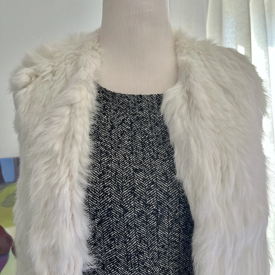 Theory 皮草背心 Petite - Theory Fadri Blithe 白色毛皮 F100405 $1405 — 第 3/4 张图片