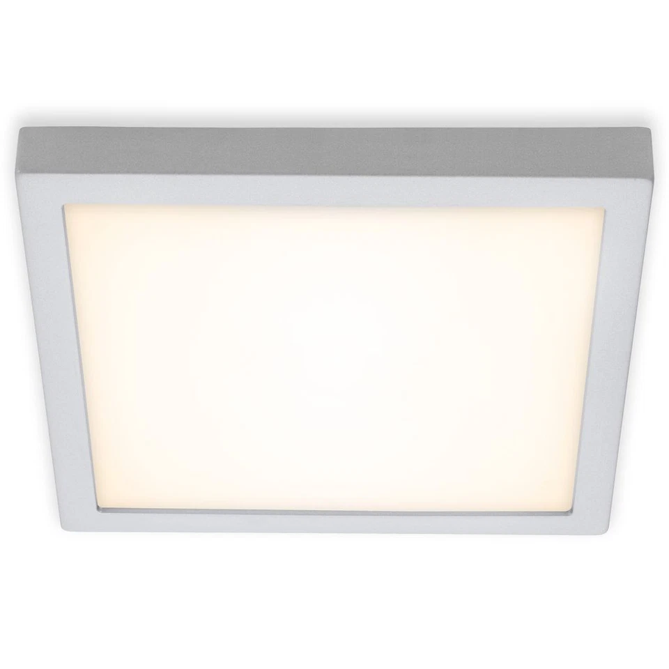 LED Deckenleuchte Briloner Fire 7142-014 Aufbauleuchte Chrom matt 2000 Lumen