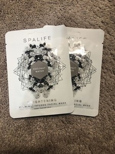 Spa Life Brightening Facial Mask (2) Coconut Water