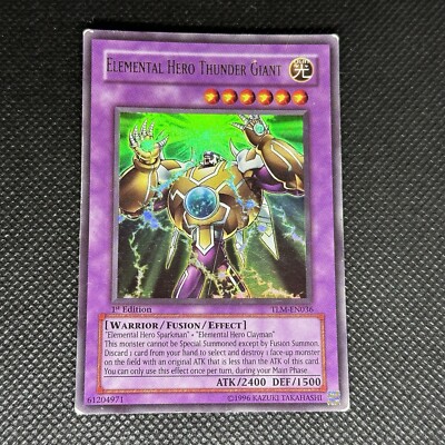 Elemental Hero Thunder Giant TLM-EN036 Ultra Rare 1st EditionYuGiOh Card