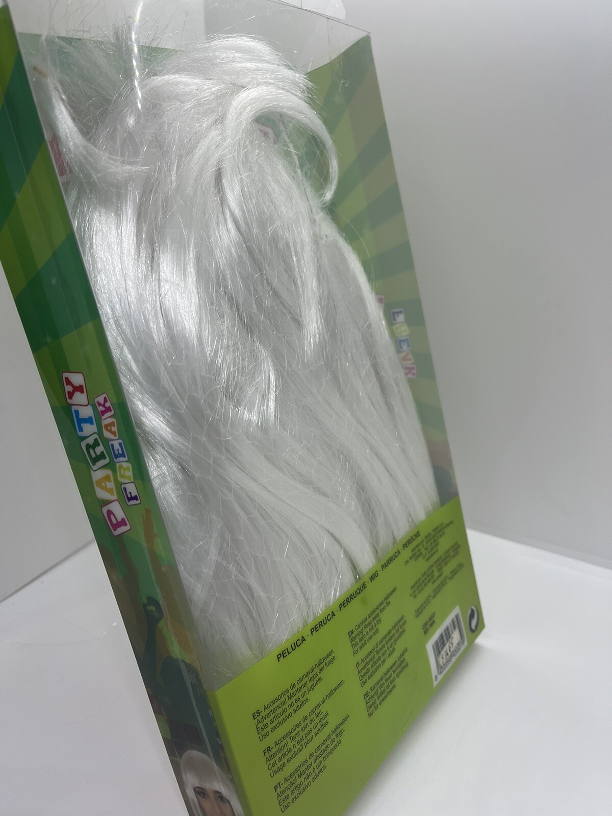 Parrucca Cosplay Gandalf - Il Signore Degli Anelli - Capelli Grigi E Ricci Con Barba