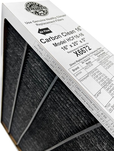 Lennox X6672 Healthy Climate 16x25x5 Merv 16 Carbon Coated Filter - 2 PACK - Picture 6 of 6