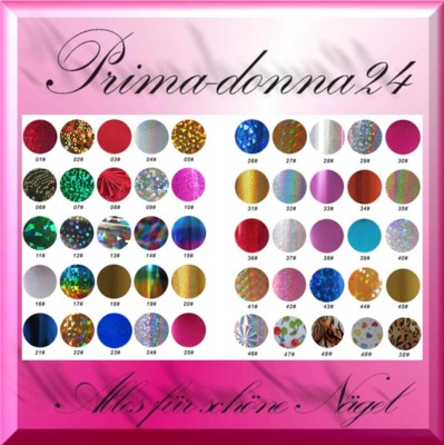 Nail Art Transfer Folie Transferfolie Magic Nagelfolie