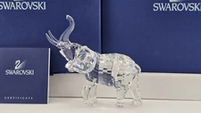 NEW~Swarovski Crystal~**MOTHER ELEPHANT**~Austria~BOX~4.25" Long~678945
