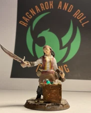 Miniature First Mate - ~50mm for tabletop RPG - Hand Painted With Aesthetics