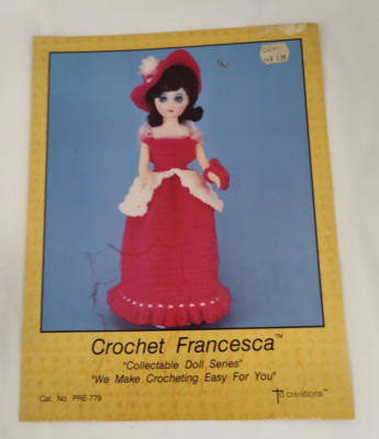 Td Creations ~ Collectable Doll Series ~ Crochet Francesca (Book PRE-779)