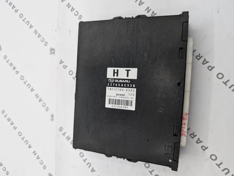 Used 2011 Subaru Legacy DENSO TN112700-0382 ECU 22765AC93B Foto 2 de 3