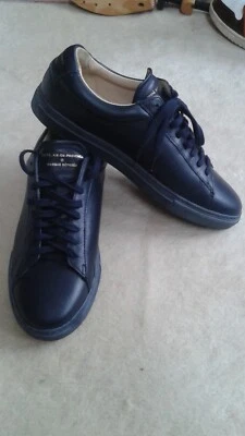 ZESPA AIX-EN-PROVENCE MEN SNEAKERS SIZE 41/8 NAVY BLUE COLOR - Photo 1/4