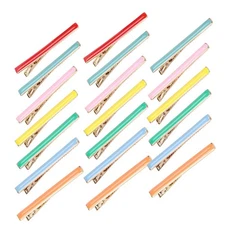 20Pcs Metal Hair Clips, Colorful Hair Barrettes Duck Bill Clips Hair Clips fo...