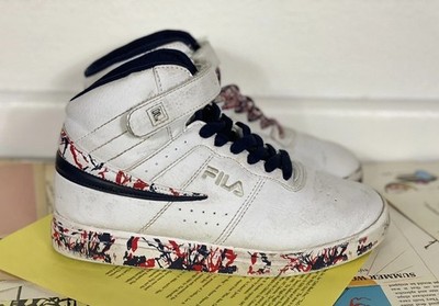 Fila Vulc 13 MP Red White & Blue Marble Size 7(UK 6,) 39.5