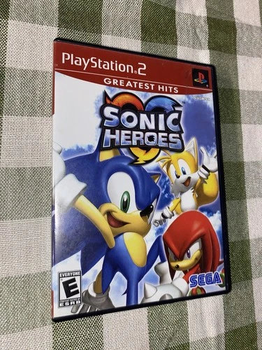 Sonic Heroes Greatest Hits by SEGA PlayStation 2 Action Manual NTSC-U/C