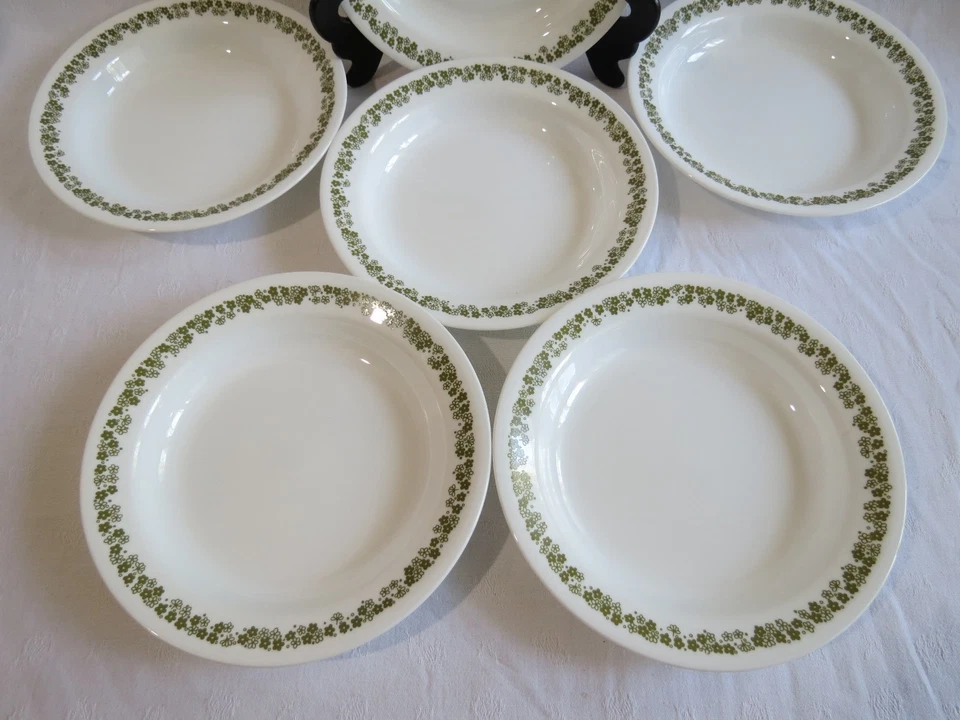 6 assiettes creuses corning corelle,vintage - Photo 3/4
