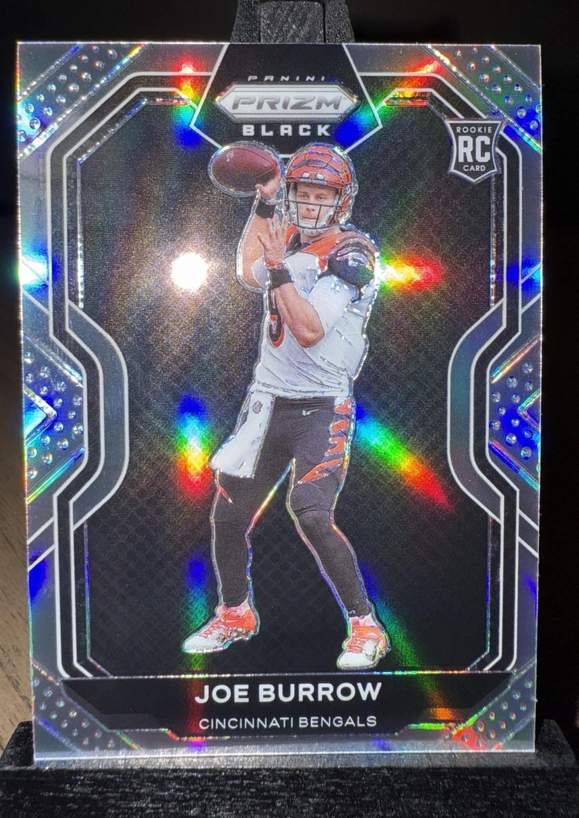 2020 Chronicles Prizm Black Silver Joe Burrow (RC) Rookie Cincinnati Bengals