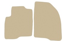 Vorne Fußmatten für Mazda 2 2003-2007, Beige Velour
