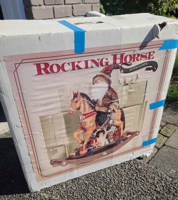 Costco Rocking Horse Santa  Large 26''