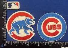 CHICAGO CUBS LOT SET OF 3 MLB BASEBALL IRON ON PATCHES