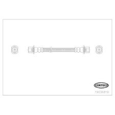 Bremsschlauch hinten rechts für Toyota Auris E18 Corolla E15 Verso R2 | 548876