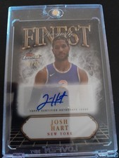 JOSH HART 2024/25 TOPPS FINEST AUTOGRAPHS CERTIFIED AUTOGRAPH ISSUE AUTO 04/25
