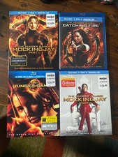 THE HUNGER GAMES ALL 4 MOVIES BLU-RAY 3 Used Excellent, 1 NEW