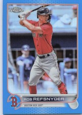 Rob Refsnyder 2022 Topps Chrome Update #USC29 Blue Refractor #/199