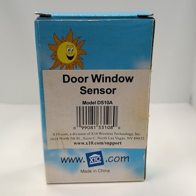 X10 Door & Window Sensor Model DS10A Powerhouse X10 Security White New In Box