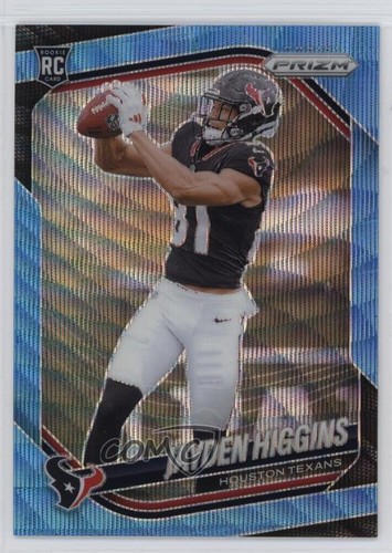 2025 Panini Prizm Rookies Blue Wave 155/230 Jayden Higgins #376 Rookie RC 14mf