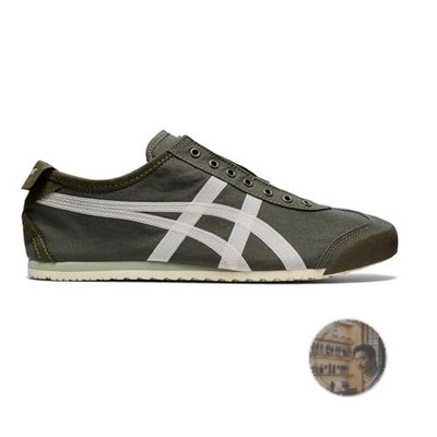 Onitsuka Tiger Mexico 66 Slip-On Beige Green Sneakers 28.5cm New Deadstock
