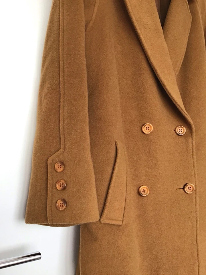 "Chaqueta Abrigo de Invierno Julius Hecho en Inglaterra Lana Cachemira Reino Unido 14 Vintage L32""" Foto 3 de 4