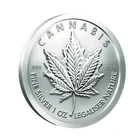 2026 Silver Shield Cannabis silver Round Coin 1 oz .999-Silver
