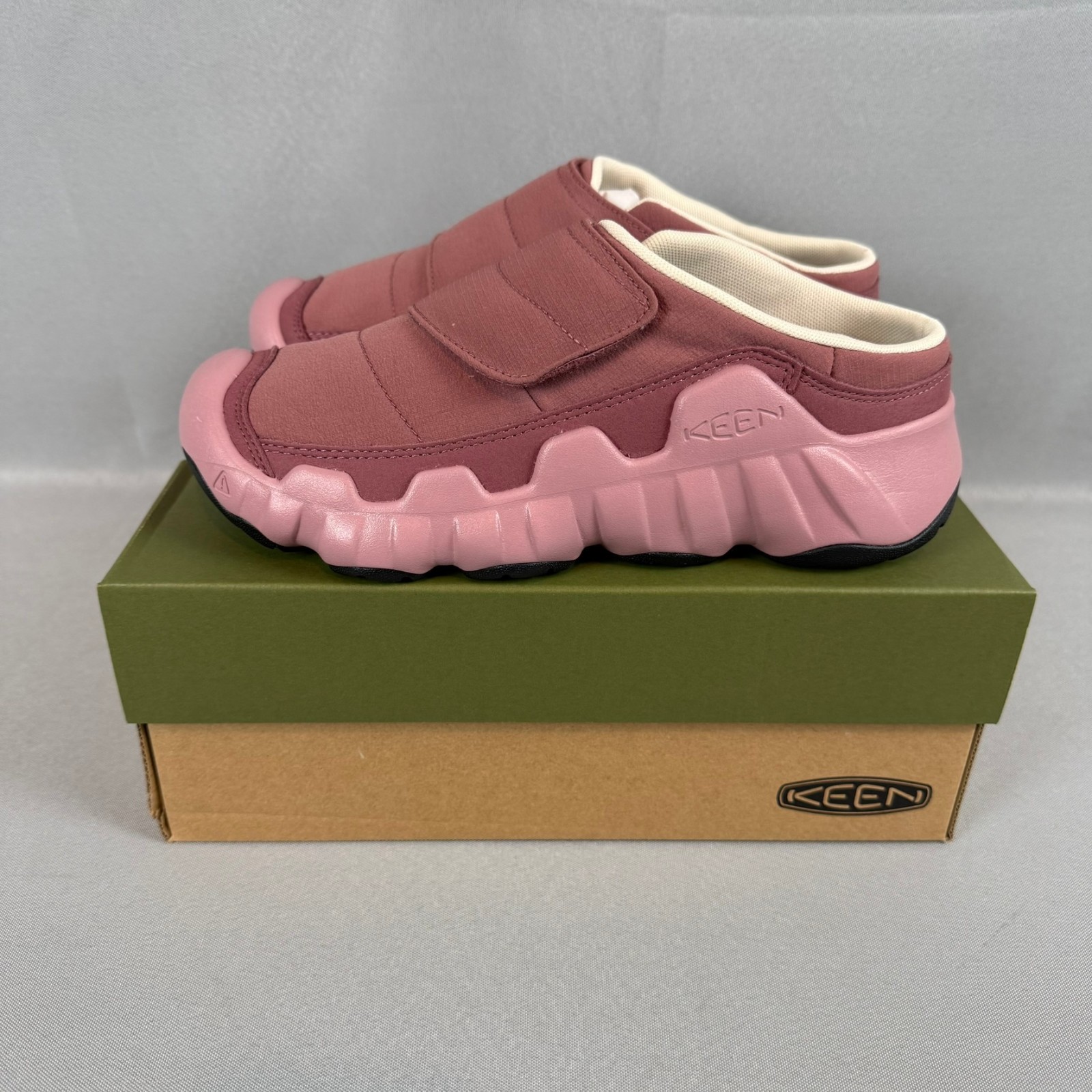 Scarpe Keen Hypower Wrap donna 8 rosa marrone slip on comode 1030106 nuove con scatola