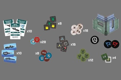 Halo Flashpoint UNSC -Basisgelände Mantic Table Game Set Mantic Tischspiel