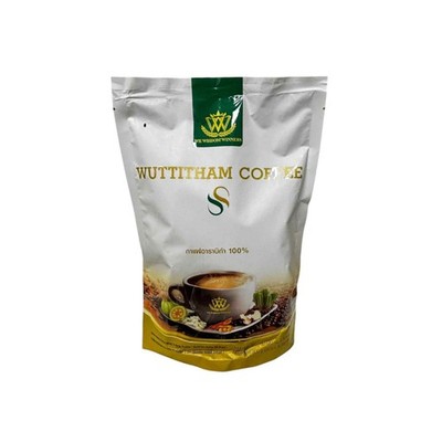 Wuttitham 8-in-1 Herbal Coffee Arabica Sugar-Free Thai Instant (15 Sachets)