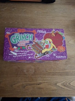 VINTAGE  The Grinch  Sleigh Game *2000* Radio Shack NEW OLD STOCK Dr. Seuss NIB
