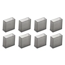 8pcs USB Port Cover Anti Dust TPU USB Female Port Cover,Transparent Black