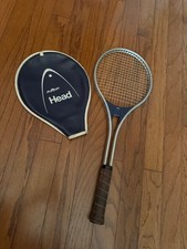 Vintage AMF Head Tennis Racket with Case Aluminum Frame Preowned